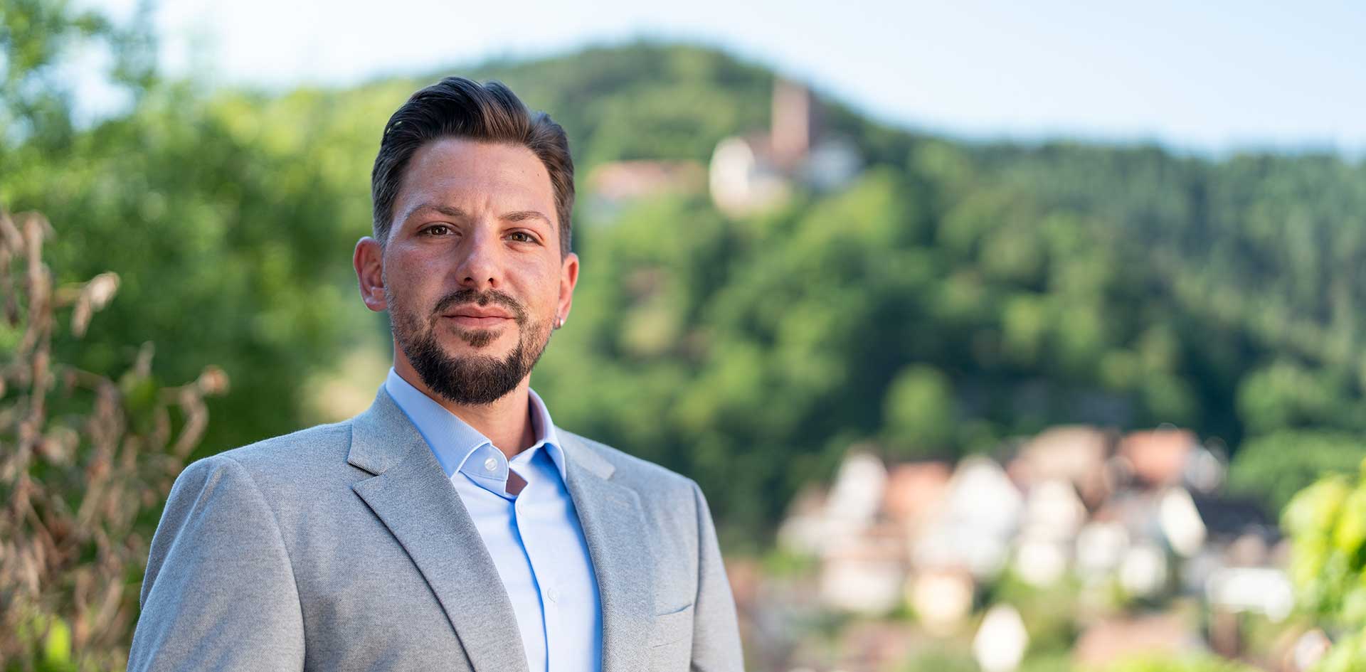 Oliver Maier, Bürgermeisterkandidat für Bad Liebenzell